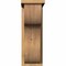 Ekena Millwork Carmel Smooth Corbel w/Backplate, Western Red Cedar, 7 1/2"W x 14"D x 22"H COR08X14X22CAR01SWR - alternate 4